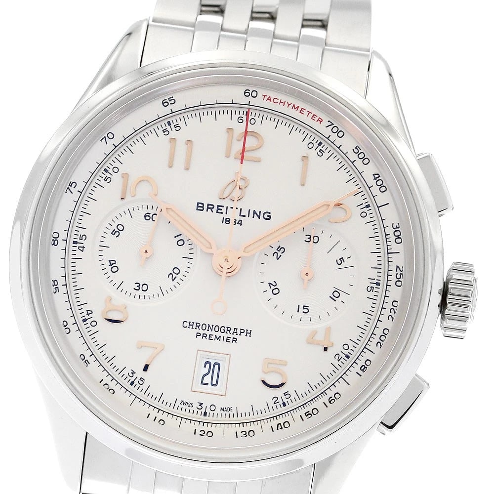 BREITLING PREMIER CHRONOGRAPH DATE AUTOMATIC WATCH WRIST WATCH (1 of 2)