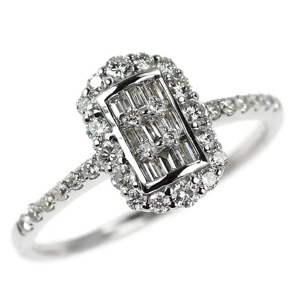 PT900 DIAMOND RING: Pt900 diamond ring Brand: None Type/Style: Ring Material: Metal Purity 900, Metal Platinum, Main Stone/Creation Natural Color: Platinum Size: 6 US Accessories: None Accessories Notice: Whe