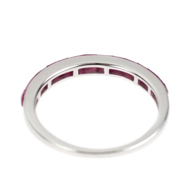 K18WG RUBY RING MYSTERY SETTING - 2