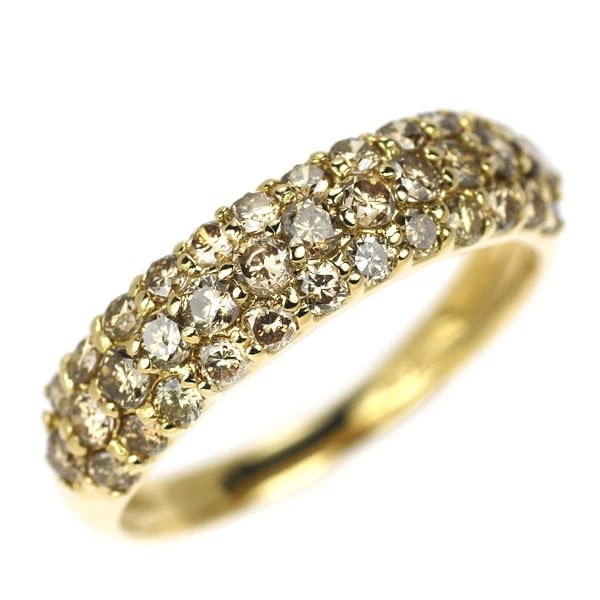 K18YG DIAMOND RING (1 of 2)