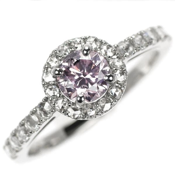 BRAND NEW RARE PT950 NATURAL PINK DIAMOND RING: Brand New Rare Pt950 Natural Pink Diamond Ring Brand: None Type/Style: Ring Material: Metal Purity None, Metal Pt950, Main Stone/Creation Natural Color: none Size: 6 US Accessories: None