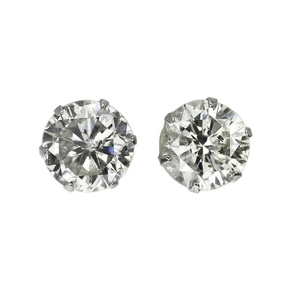 BRAND NEW PT900 DIAMOND EARRINGS: Brand New Pt900 Diamond Earrings Brand: None Type/Style: piercing Material: Metal Purity 900, Metal Platinum, Main Stone/Creation Natural Color: None Size: Length/Width/Diameter5.1 