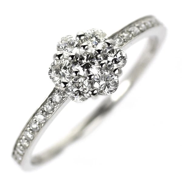 BRAND NEW PT900 DIAMOND RING: Brand New Pt900 Diamond Ring Brand: None Type/Style: Ring Material: Metal Purity 900, Metal Platinum, Main Stone/Creation Natural Color: None Size: 6 US Accessories: None Accessories Notic