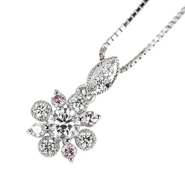 PT900/ PT850 DIAMOND PENDANT NECKLACE: Pt900/ Pt850 Diamond Pendant Necklace Brand: None Type/Style: Pendant Necklace Material: Metal Purity None, Metal Pt850, Main Stone/Creation Natural Color: None Size: Necklace: Chain Length ?54 A