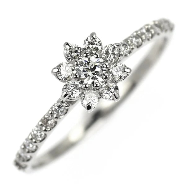 BRAND NEW PT900 DIAMOND RING: Brand New Pt900 Diamond Ring Brand: None Type/Style: Ring Material: Metal Purity 900, Metal Platinum, Main Stone/Creation Natural Color: None Size: 6 US Accessories: None Accessories Notice: