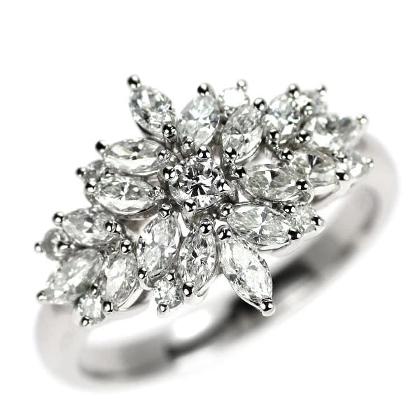 PT900 DIAMOND RING: Pt900 diamond ring Brand: None Type/Style: Ring Material: Metal Purity 900, Metal Platinum, Main Stone/Creation Natural Color: Platinum Size: 6 US Accessories: None Accessories Notice: Whe