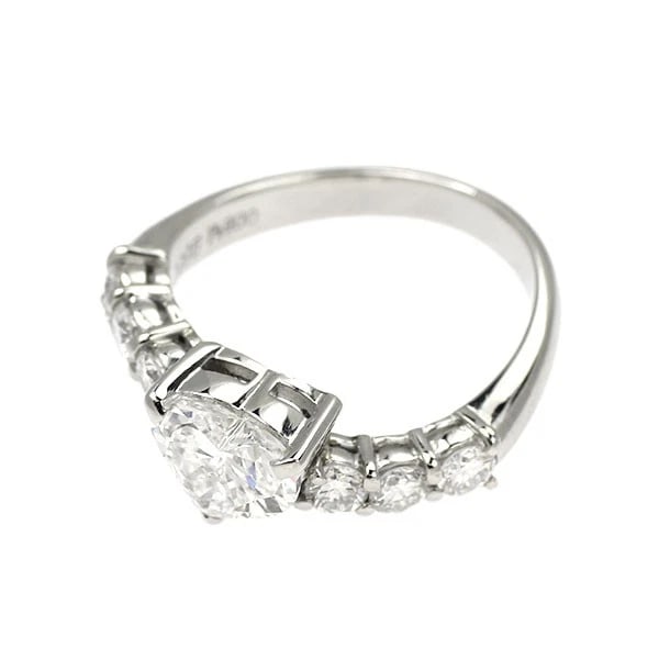 PT900 HEART SHAPE DIAMOND RING - 2