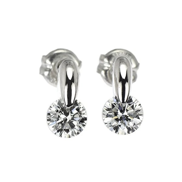 PT900 DIAMOND EARRINGS: Pt900 Diamond Earrings Brand: None Type/Style: piercing Material: Metal Purity 900, Metal Platinum, Main Stone/Creation Natural Color: None Size: Length/Width/Diameter7.9 Accessories: None