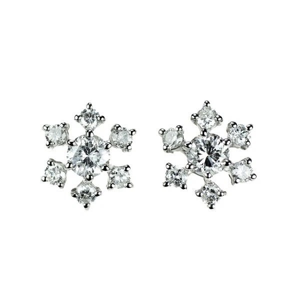 PT900 DIAMOND EARRING: Pt900 diamond earring Brand: None Type/Style: piercing Material: Metal Purity 900, Metal Platinum, Main Stone/Creation Natural Color: None Size: Length/Width/Diameter8.7 Accessories: None