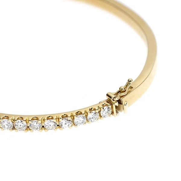 K18YG DIAMOND BANGLE - 2