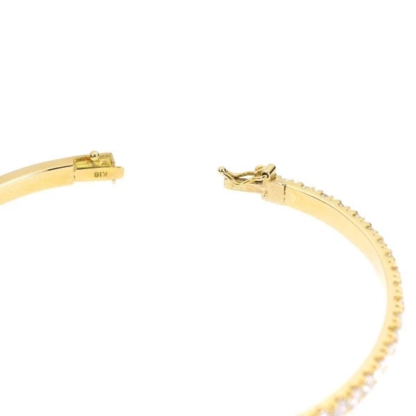 K18YG DIAMOND BANGLE - 3