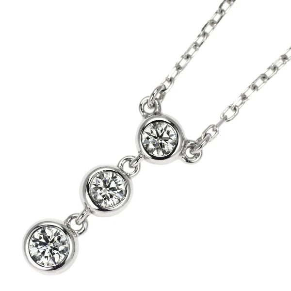 MIKIMOTO K18WG DIAMOND PENDANT NECKLACE: Mikimoto K18WG Diamond Pendant Necklace Brand: Mikimoto Type/Style: Pendant Necklace Material: Metal Purity K18, Metal Gold, Main Stone/Creation Natural Color: None Size: Necklace: Chain