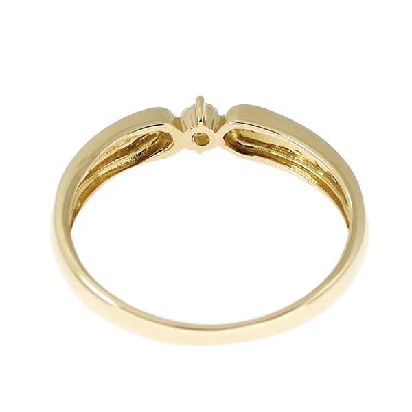 K18YG DIAMOND RING - 2