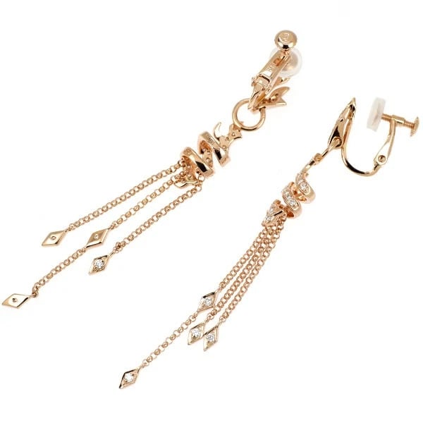 K18PG DIAMOND EARRING - 2