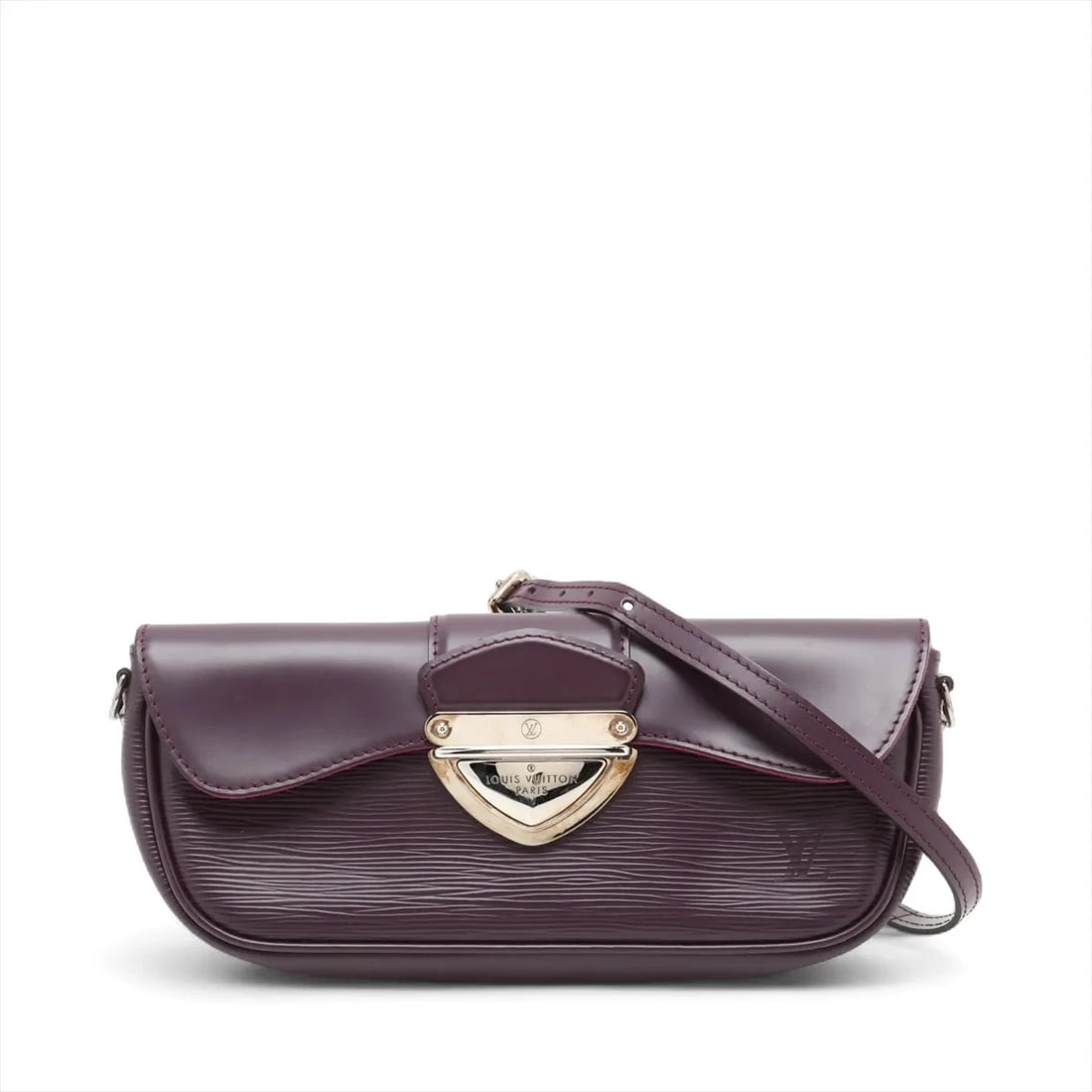 LOUIS VUITTON EPI POCHETTE MONTAIGNE PURPLE: Louis Vuitton Epi Pochette Montaigne Purple Brand: Louis Vuitton Type: Shoulder bag Material: None Color: Purple Size: Height:4.7inch Length:9.8inch Depth:2.2inch Shoulder height:8.7inch Accessor