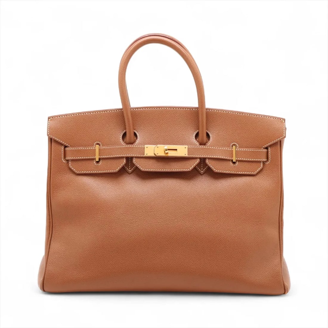Hermes BIRKIN 35 LE TOURNAY CUSHBELL GOLD GOLD (1 of 7)