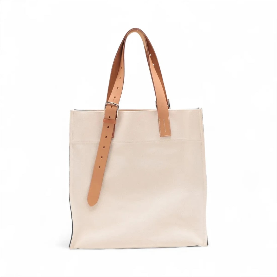 Hermes ETRIVIERE TWARGOELANG X VASH HUNTER ECRU: Hermes Etriviere Twargoelang x Vash Hunter ecru Brand: Hermes Type: Tote bag Material: Twargoelans Color: ecru x natural x blue orange Size: Height:15.6inch Length:15.7inch Depth:5.7inch Handle he