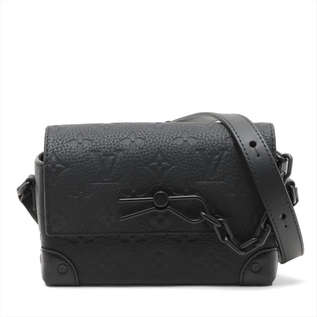 LOUIS VUITTON TAURILLON MONOGRAM STEAMER WEARABLE WALLET: Louis Vuitton Taurillon Monogram Steamer Wearable wallet Brand: Louis Vuitton Type: Shoulder bag Material: None Color: Black Size: Height:4.7inch Length:6.9inch Depth:2.4inch Shoulder height:21.9i