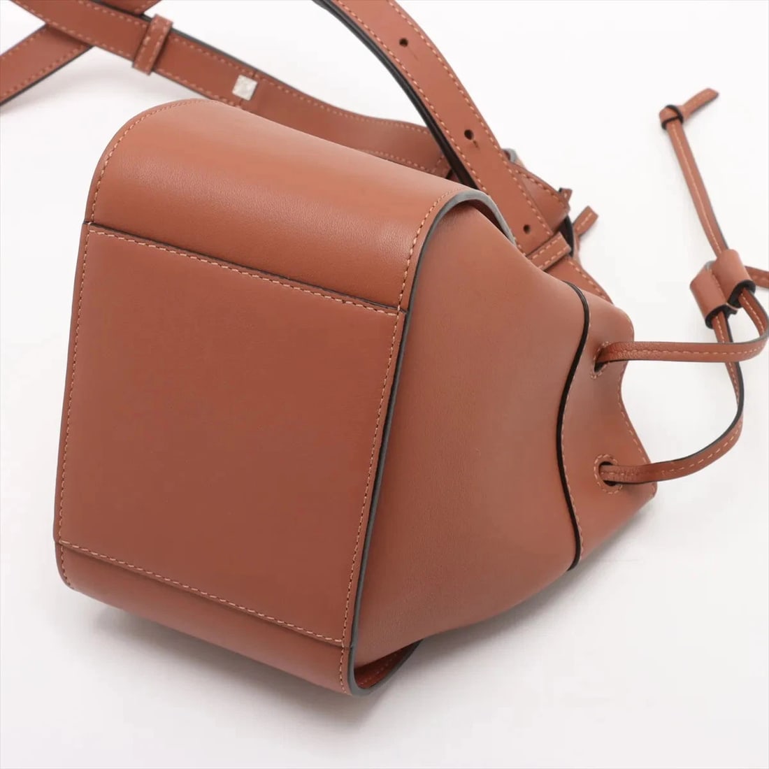 LOEWE HAMMOCK DRAWSTRING MINI LEATHER 2 WAY HANDBAG - 3