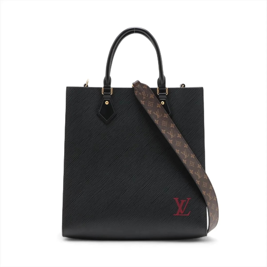 LOUIS VUITTON EPI SAC PLAT PM BLACK (1 of 9)