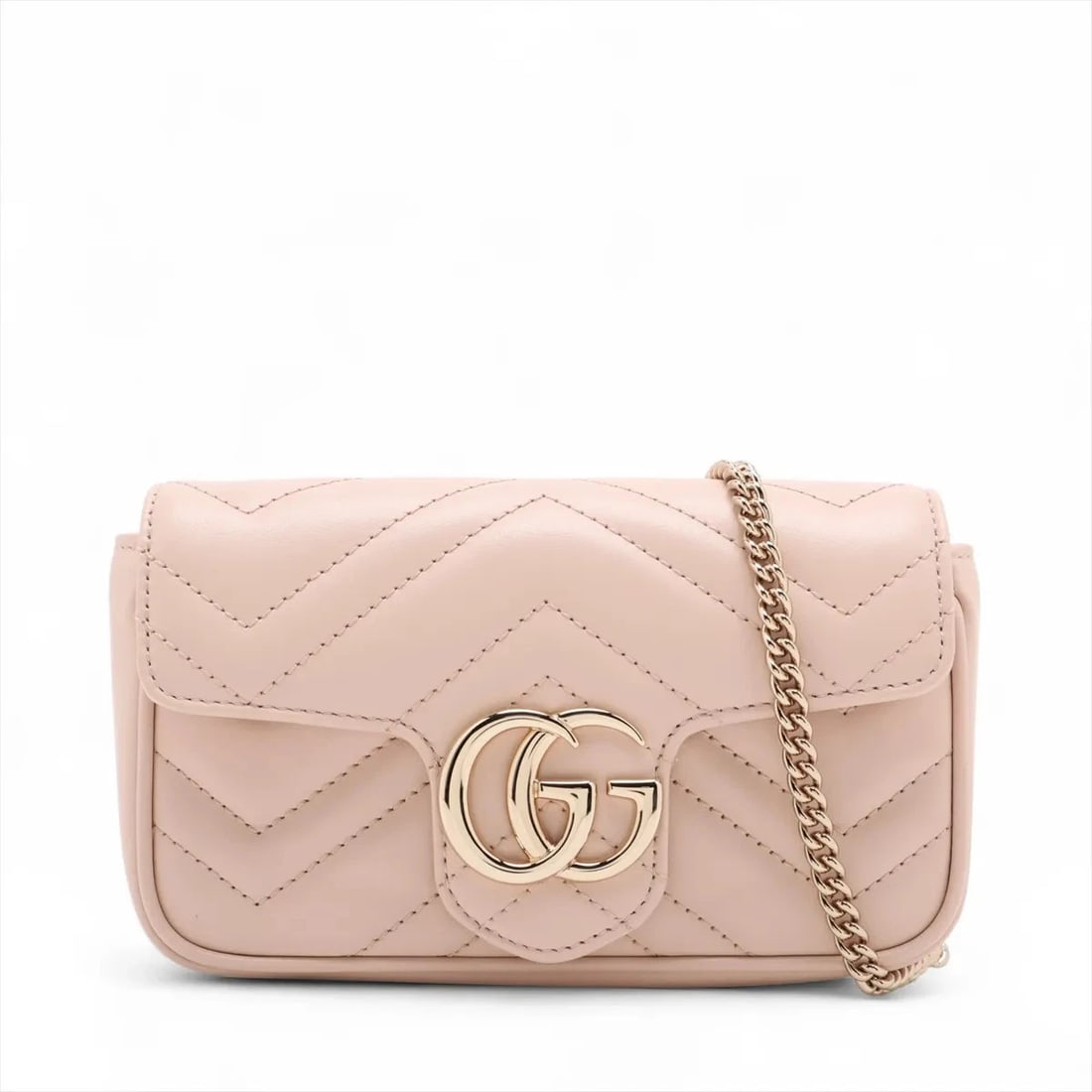 GUCCI GG MARMONT LEATHER CHAIN SHOULDER BAG (1 of 7)
