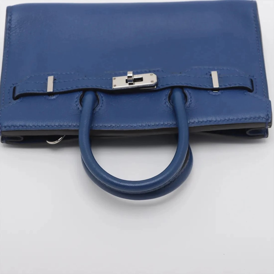 Hermes TINY BIRKIN SWIFT BLUE SILVER - 5
