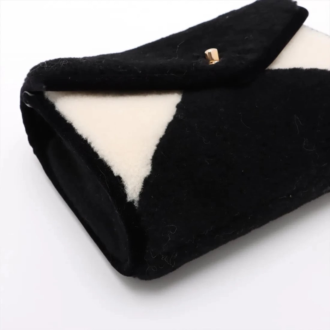 CHANEL COCO MARK SHEARLING X LAMBSKIN SINGLE - 4