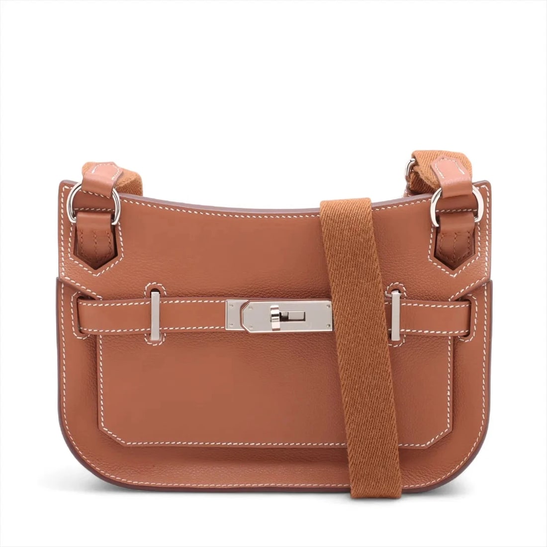 Hermes GYPSIERE MINI EVERCOLOR GOLD SILVER: Hermes Gypsiere mini Evercolor Gold Silver Brand: Hermes Type: Shoulder bag Material: Evercolor Color: Gold Size: Height:6.3inch Length:8.7inch Depth:2.2inch Shoulder height:19.9inch 