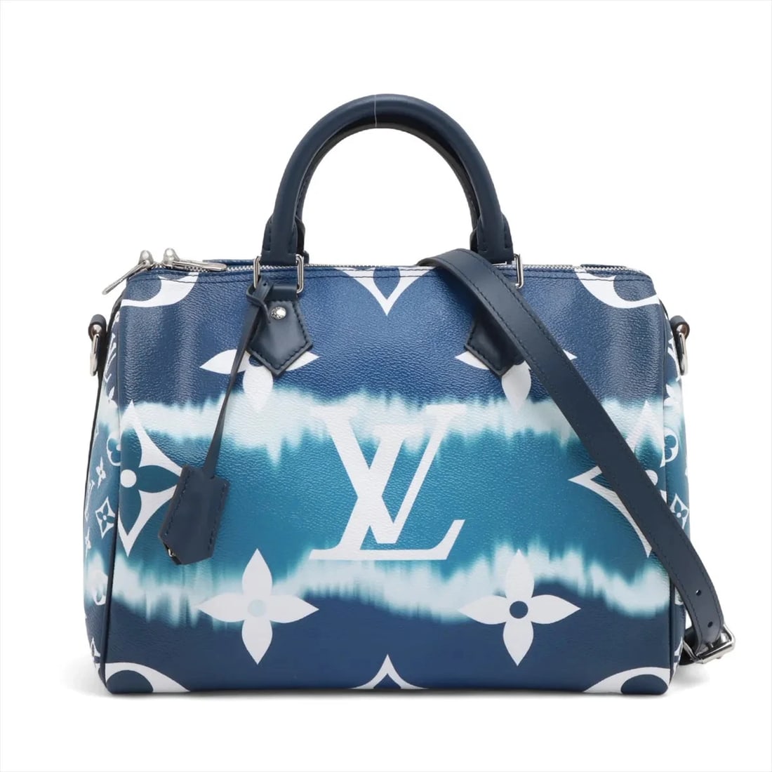 LOUIS VUITTON LV ESCALE SPEEDY BANDOULIÈRE 30 BLUE (1 of 8)