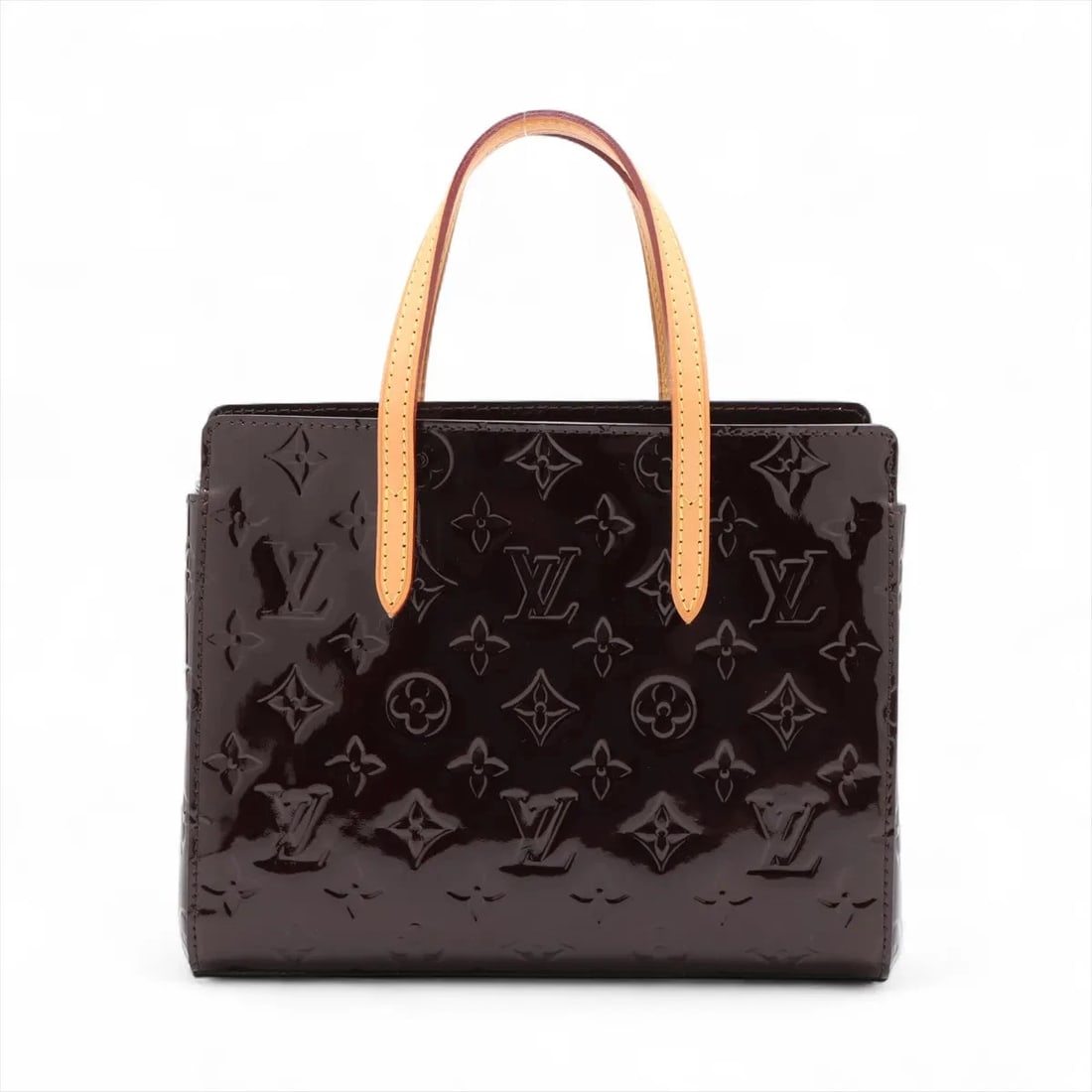 LOUIS VUITTON VERNIS CATALINA BB BROWN: Louis Vuitton Vernis Catalina BB Brown Brand: Louis Vuitton Type: Hand bag Material: None Color: Brown Size: Height:7.3inch Length:9.1inch Depth:3.5inch Handle height:4.1inch Accessories: None