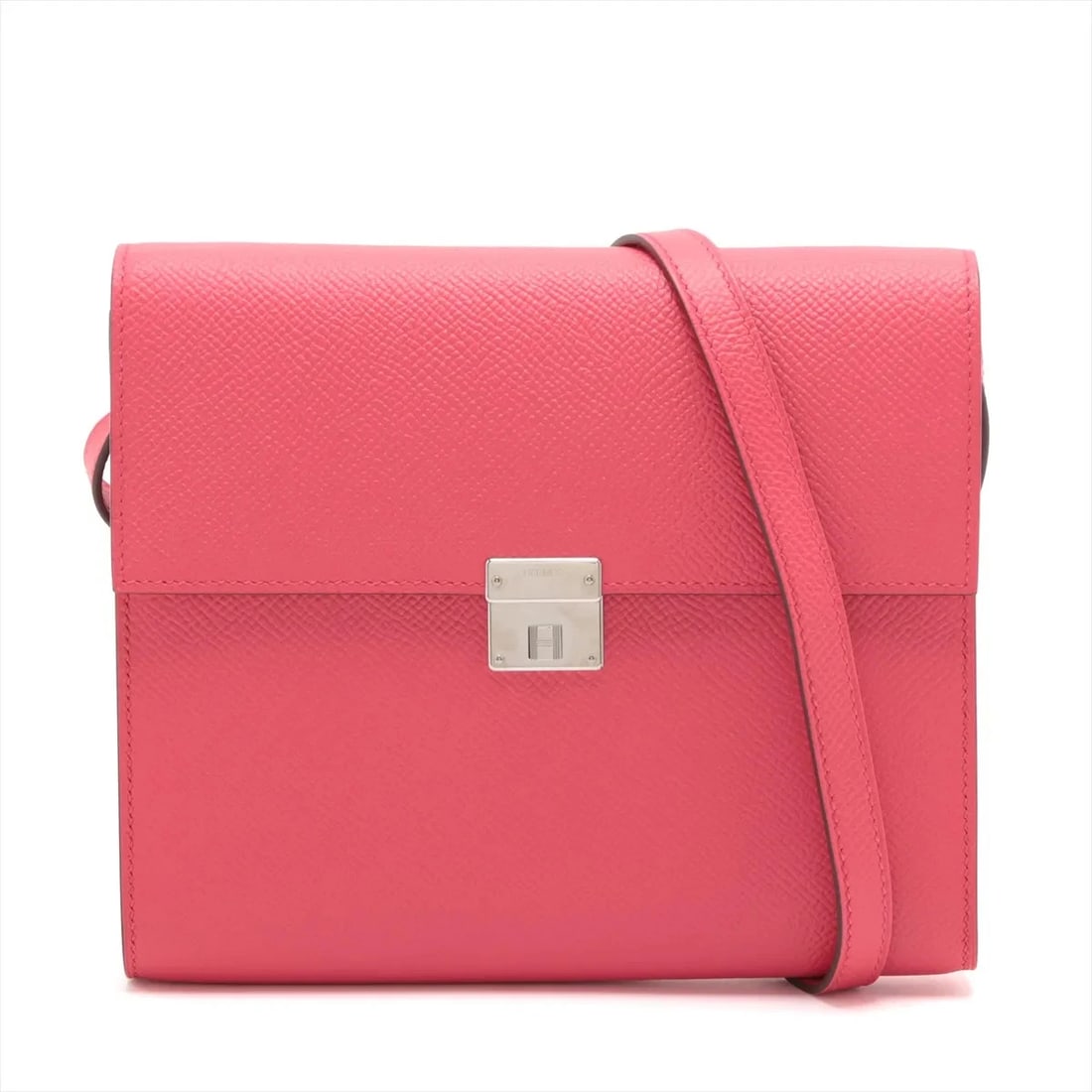 Hermes CLICK 16 VEAU EPSOM ROSE EXTREME SILVER (1 of 8)