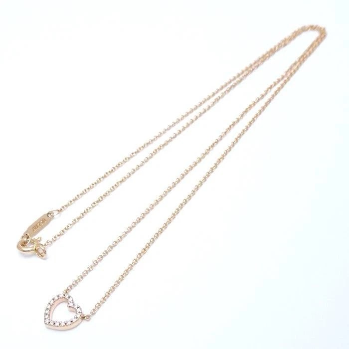 TIFFANY & CO. METRO HEART DIAMOND 750RG NECKLACE (1 of 4)