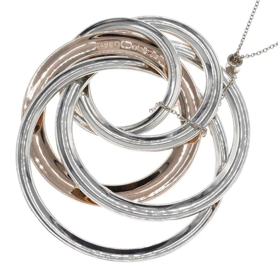 TIFFANY & CO. INTERLOCKING CIRCLE 925 NECKLACE (1 of 3)
