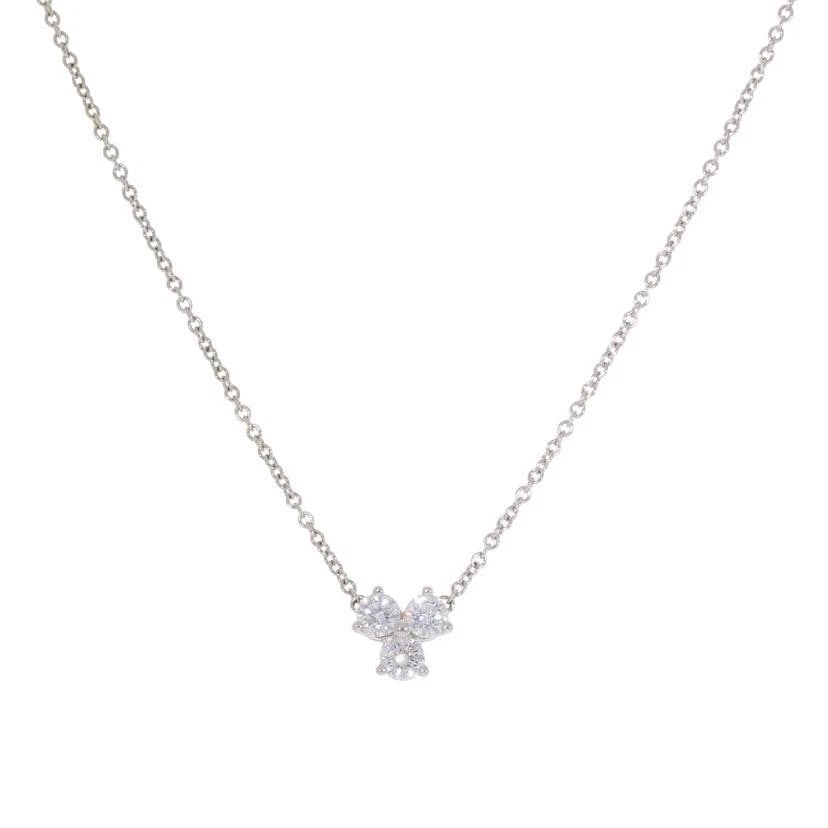 TIFFANY & CO. ARIA DIAMOND PT950 NECKLAC (1 of 5)