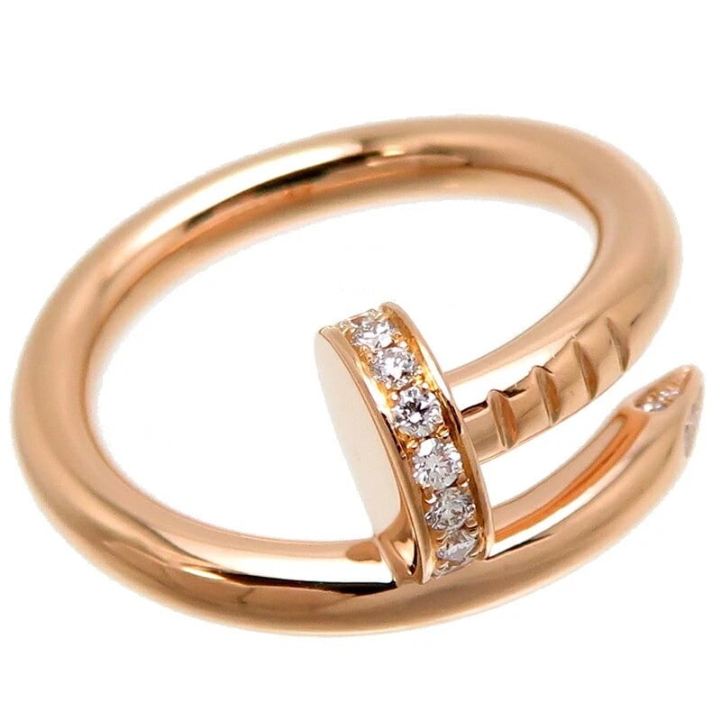 CARTIER K18PG RING - 4