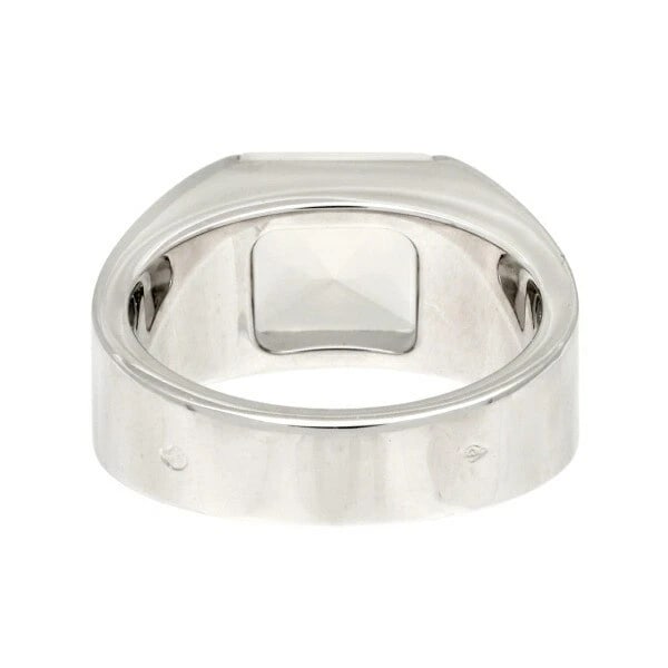 CARTIER TANK MOONSTONE K18 WHITE GOLD RING (1 of 1)