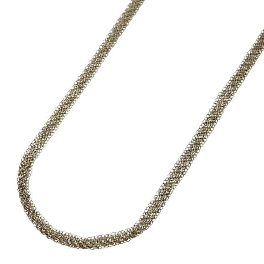TIFFANY & CO. PERETTI MESH 925 SILVER NECKLACE (1 of 3)