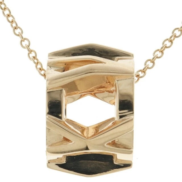 TIFFANY ATLAS X OPEN NECKLACE PENDANT K18PG PINK GOLD: Tiffany Atlas X Open Necklace Pendant K18PG Pink Gold Brand: Tiffany & Co. Type/Style: Necklace Material: Metal Purity Au750, Metal K18 PG Pink Gold, Color: Pink Gold Size: Top: Height approx. 1.4