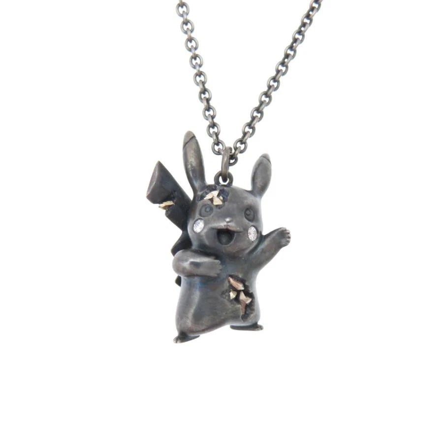 TIFFANY & CO. ARSHAM POKÉMON PIKACHU NECKLACE: Tiffany & Co. Arsham Pokémon Pikachu Necklace Brand: Tiffany & Co. Type/Style: Necklace Material: Metal Purity 925, Metal Silver, Main Stone/Creation Natural Color: Silver Size: Chain length: