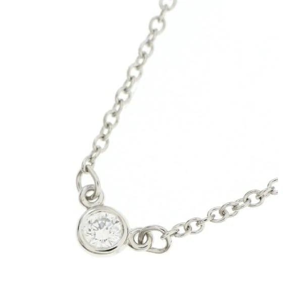 TIFFANY & CO. PT950 DIAMOND NECKLACE: Tiffany & Co. PT950 Diamond Necklace Brand: Tiffany & Co. Type/Style: Necklace Material: Metal Purity PT950, Metal Platinum, Main Stone/Creation Natural Color: Platinum Size: Motif Height: