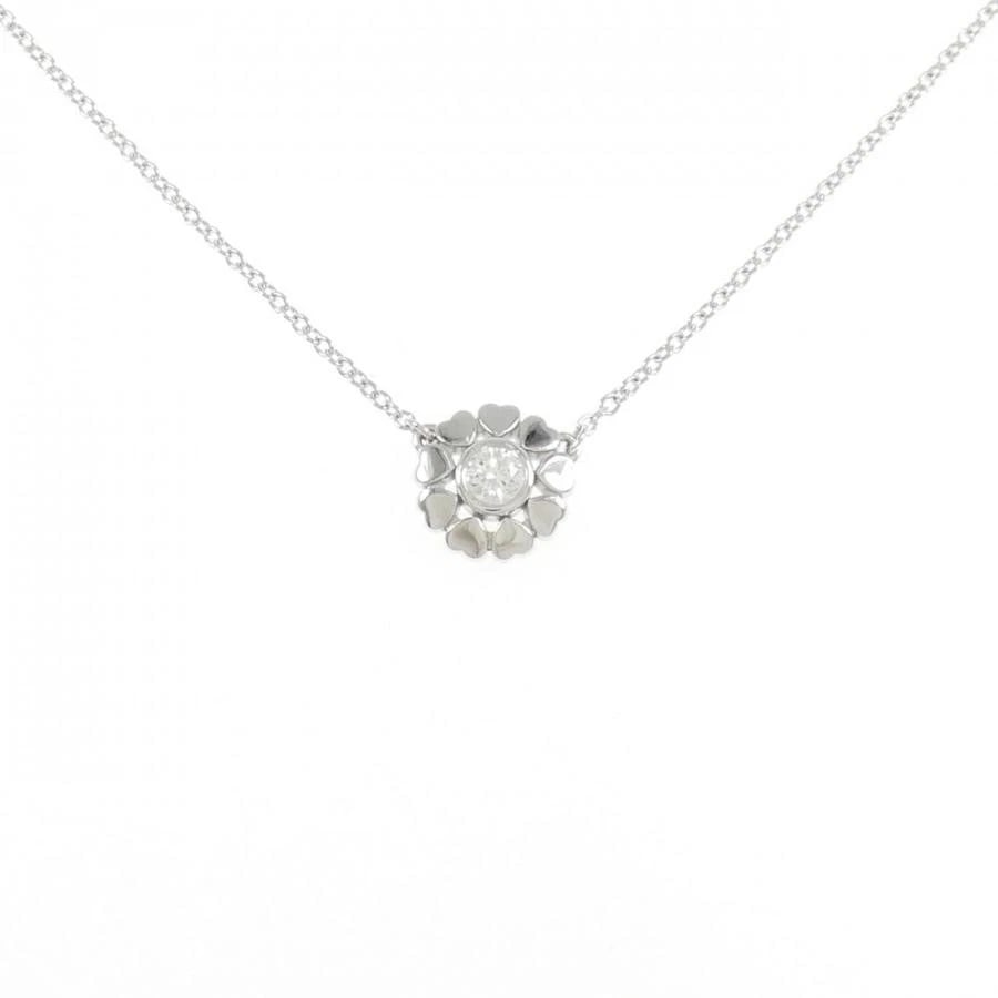 TIFFANY & CO. DIAMOND K18 WHITE GOLD NECKLACE: Tiffany & Co. Diamond K18 White Gold Necklace Brand: Tiffany & Co. Type/Style: Necklace Material: Metal Purity K18, Metal White Gold, Main Stone/Creation Natural Color: White Gold Size: 40cmActual
