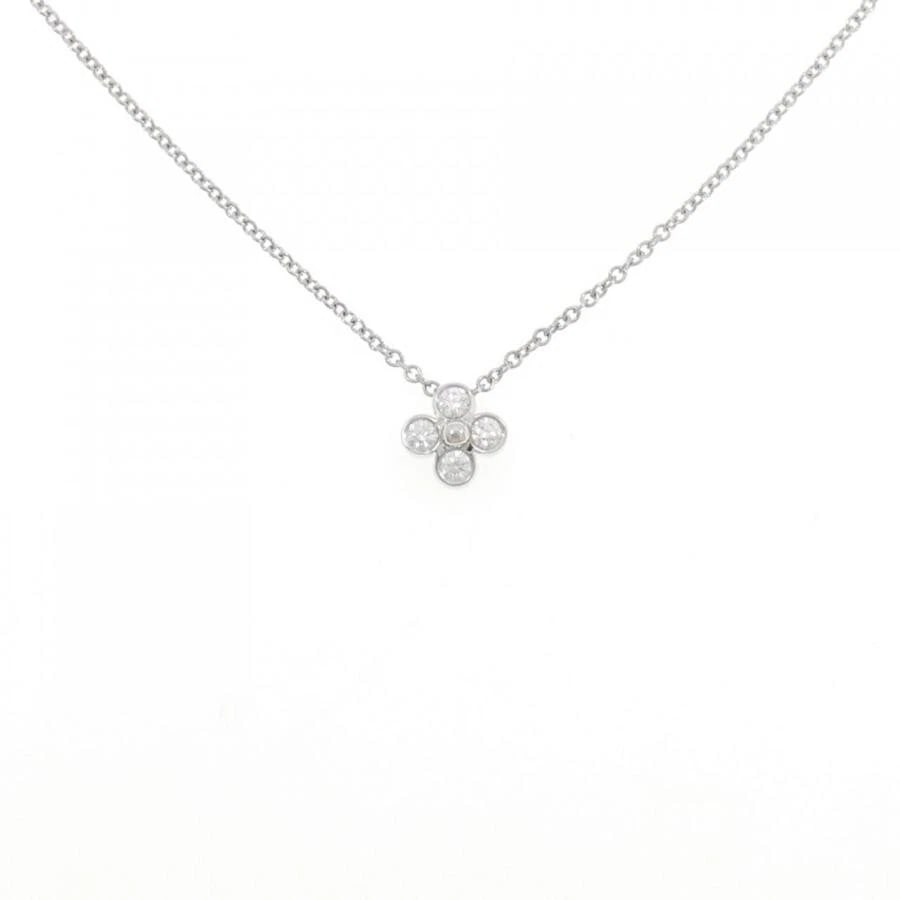 TIFFANY & CO. LACE DIAMOND PLATINUM LADIES NECKLACE: Tiffany & Co. Lace Diamond Platinum Ladies Necklace Brand: Tiffany & Co. Type/Style: Necklace Material: Metal Purity Pt950, Metal Platinum, Main Stone/Creation Natural Color: Platinum Size: