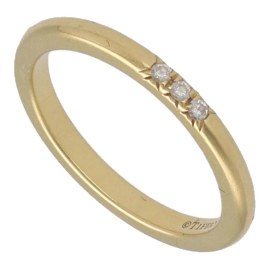 TIFFANY & CO. CLASSIC BAND DIAMOND K18YG RING: Tiffany & Co. Classic Band Diamond K18YG Ring Brand: Tiffany & Co. Type/Style: Ring Material: Metal Purity K18, Metal Yellow Gold, Main Stone/Creation Natural Color: Yellow Gold Size: US 3.5-4 Ac