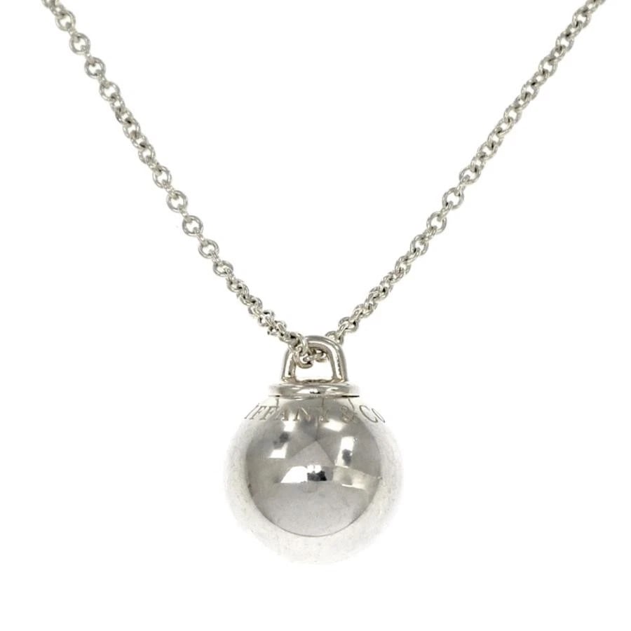 TIFFANY & CO. HARDWARE BALL 925 SILVER NECKLACE: Tiffany & Co. Hardware Ball 925 Silver Necklace Brand: Tiffany & Co. Type/Style: Necklace Material: Metal Purity 925, Metal Silver, Main Stone/Creation Natural Color: Silver Size: Top W (approx.)