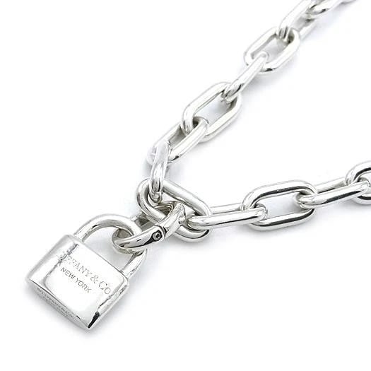 TIFFANY & CO. HARDWEAR PEARL LOCK SV925 BRACELET (1 of 5)