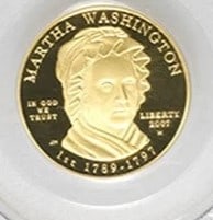 1/2 OZ US MINT FIRST SPOUSE GOLD COIN (1 of 2)