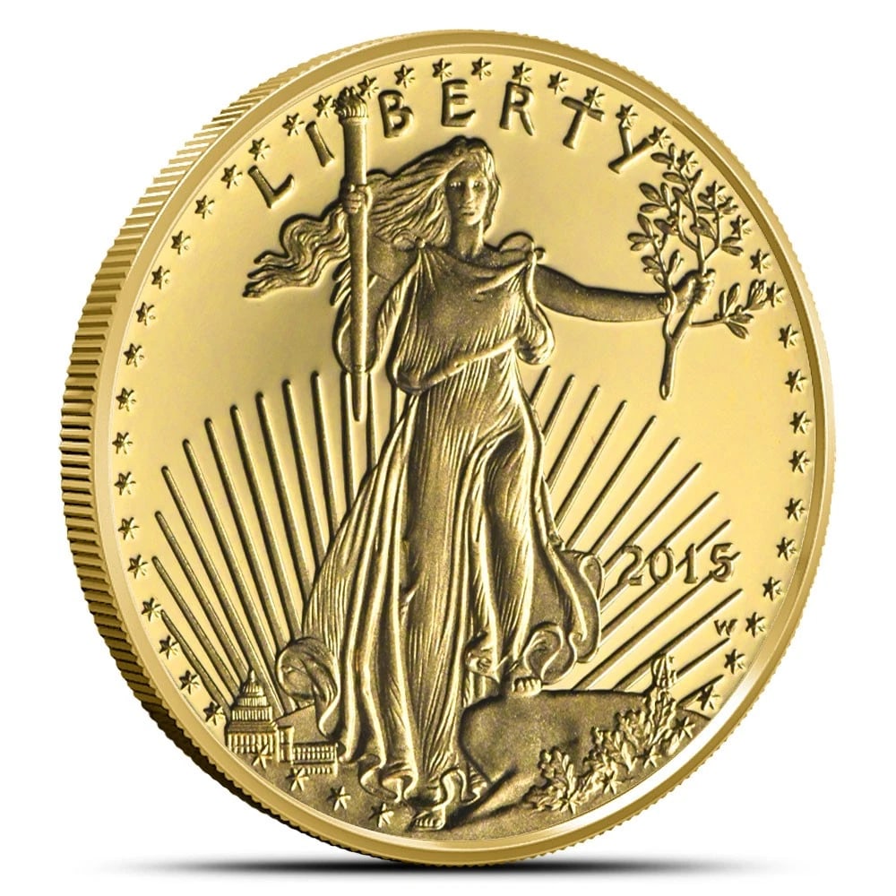 1/2 OZ PROOF AMERICAN GOLD EAGLE (1 of 2)