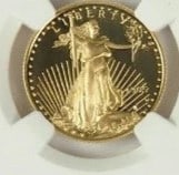 1995-W 1/4 OZ PROOF AMERICAN GOLD EAGLE COIN: 1995-W 1/4 oz Proof American Gold Eagle Coin Brand: US Mint Year: 1995 Denomination: None Fineness: 0.9167 Country of Origin: United States Accessories: None Accessories Notice: When