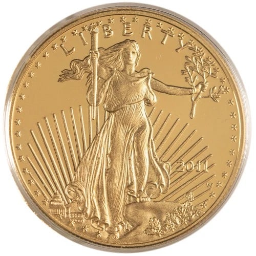 2011-W 1 OZ PROOF AMERICAN GOLD EAGLE COIN (1 of 2)