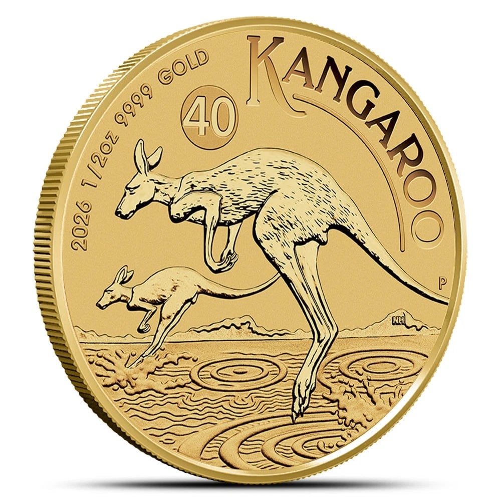 2026 1/2 OZ AUSTRALIAN GOLD KANGAROO COIN (1 of 2)